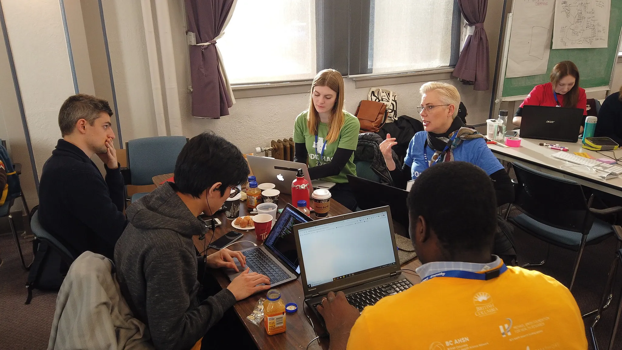 Co-design session at Code Hack 2019, the inaugural event