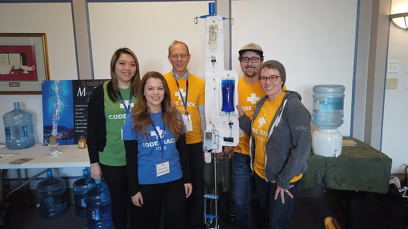 Nurse participating in health care innovation at Code Hack 2019