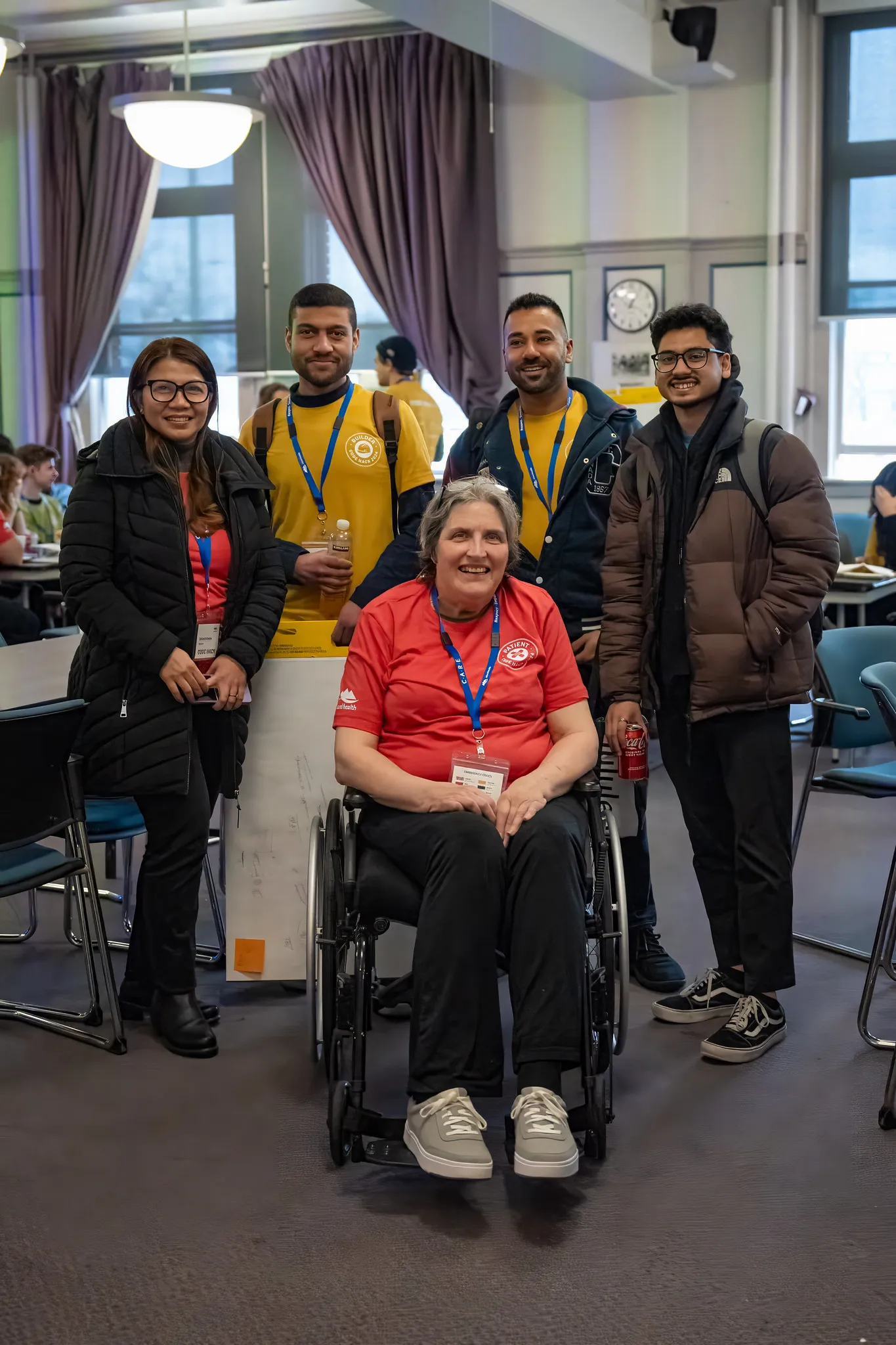 Patient participating in co-design at Code Hack 2024