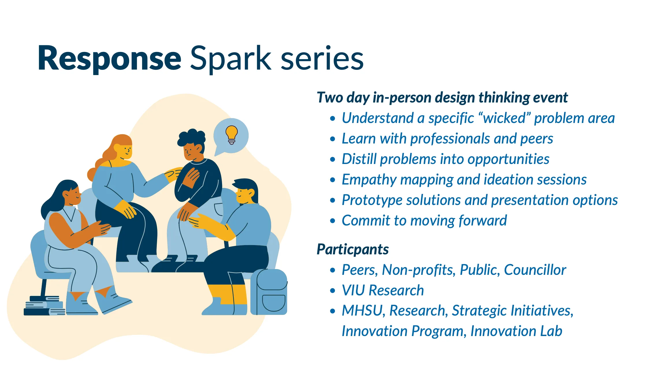 Spark Nanaimo two-day agenda with community partners